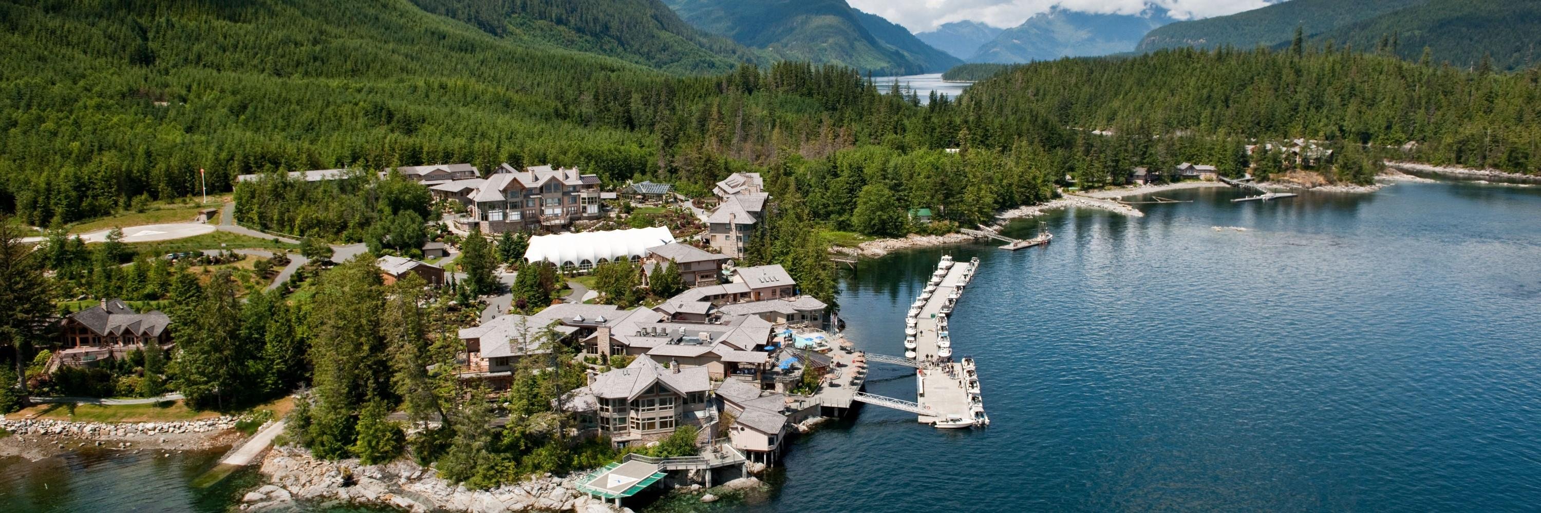 Sonora Resort vanuit de lucht banner