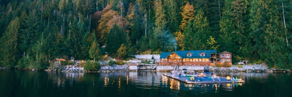 Homfray Lodge luchtfoto