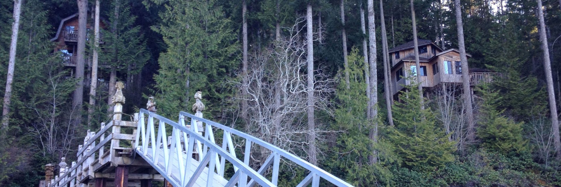 Desolation Resort met brug banner