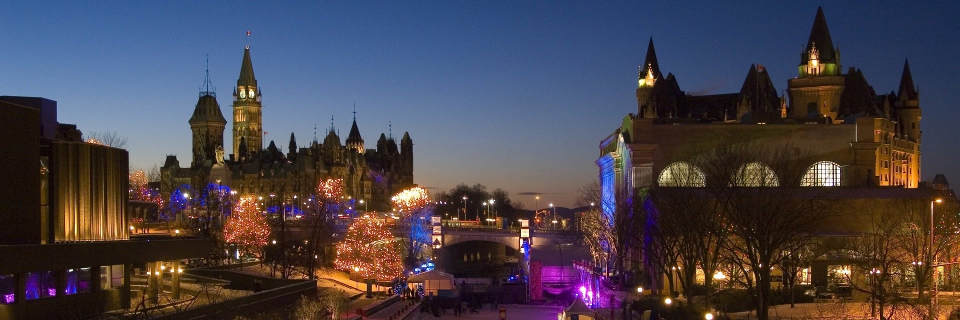 Ottawa in de winter banner