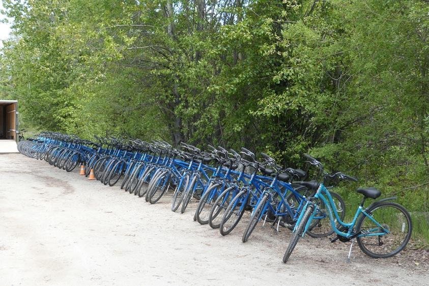 Fietsen is iets wat wij Nederlanders graag doen en het is meteen een leuke manier om een gebied te verkennen. De Myra Canyon Trail even buiten Kelowna is onderdeel van de Kettle Valley Railway. Ooit reden hier treinen, maar tegenwoordig wordt dit traject gebruikt voor wandelingen en fietstochten. Doordat het terrein redelijk vlak is, kun je hier prima fietsen. Je fietst over 18 trestles (zogenaamde schraagbruggen) en door twee tunnels. Het traject is 12 kilometer lang en voorzien van uitkijkpunten en zelfs toiletten. Je rijdt terug over dezelfde weg, dus je kan op elk moment omkeren.